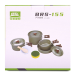 Набор посуды, 3 кастрюли, 1 сковородка, (4-5 персон) BRS-155