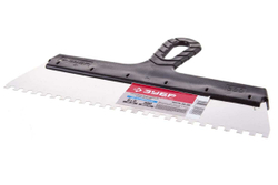 Фасадный зубчатый шпатель 300 мм Зубр МАСТЕР 10078-30-06