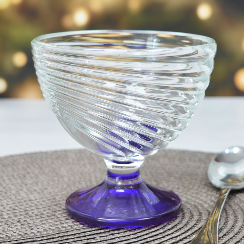 Креманка 300мл "Бриз" лак микс, закаленное стекло 851075