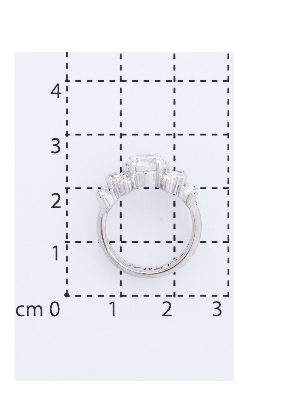"Гонле" кольцо в родиевом покрытии из коллекции "Teona" от Jenavi