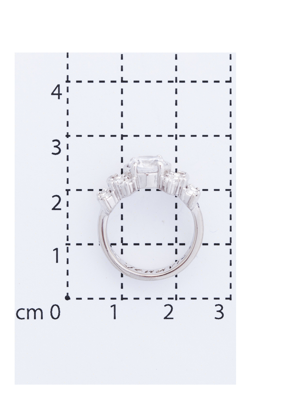 "Гонле" кольцо в родиевом покрытии из коллекции "Teona" от Jenavi