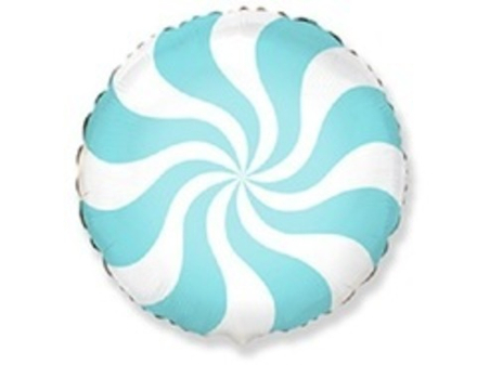 Ф 18" Конфета карамель леденец голубая пастель/FM