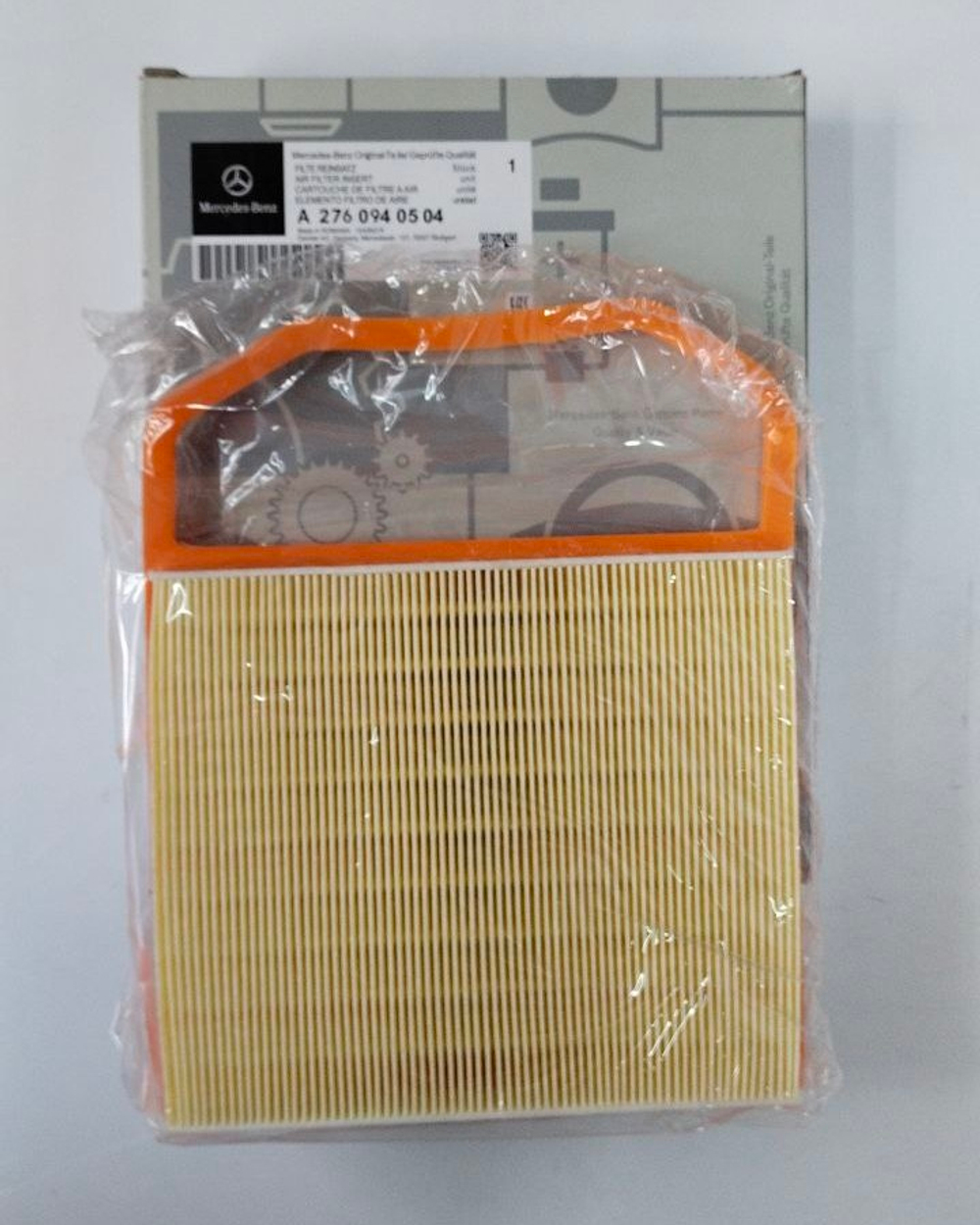Фильтр воздушный A2760940504 для MERCEDES BENZ GLK-Class, GLS, 1шт.