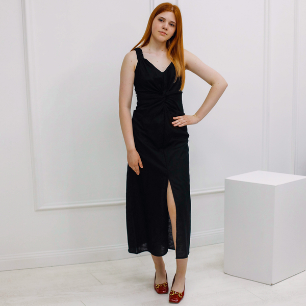 Сарафан, цвет черный, Италия