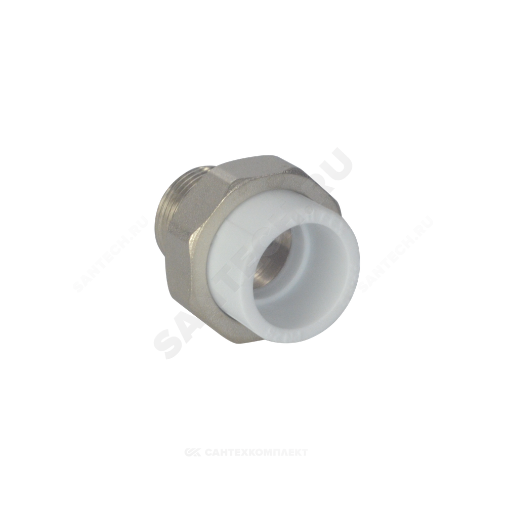 Муфта PP-R комбинированная разъемная белая Дн 32х1/2" НР VALFEX 10156215