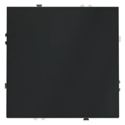 Выключатель с самовозвратом встраиваемый VOLTUM S70 одноклавишный 10А, (графит)