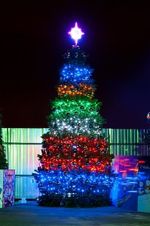 Уличная елка каркасная "Уральская сосна" (Леска) 23 м