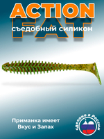 Силиконовая приманка ACTION FAT 6,1"(3шт) 155мм, цвет 022
