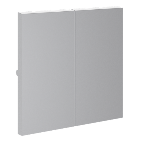 Клавиши для выключателя/переключателя двухклавишного, S70 (серый)