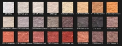 Wide strip stone