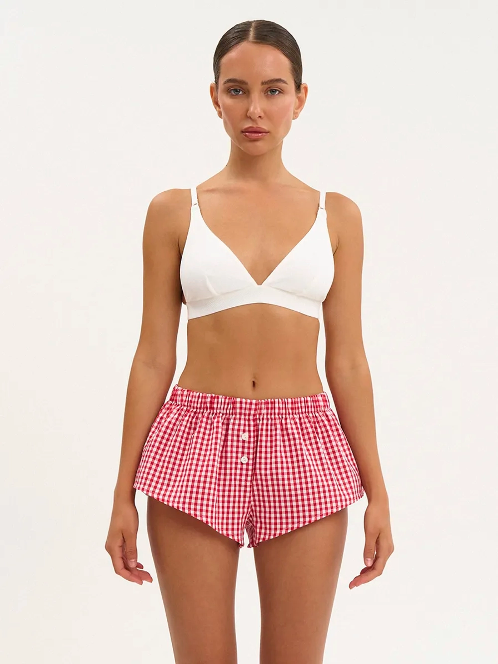 Шорты домашние укороченные