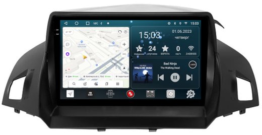 Магнитола для Ford Kuga 2011-2019 - RedPower 151 Android 10, QLED+2K, ТОП процессор, 6Гб+128Гб, CarPlay, SIM-слот