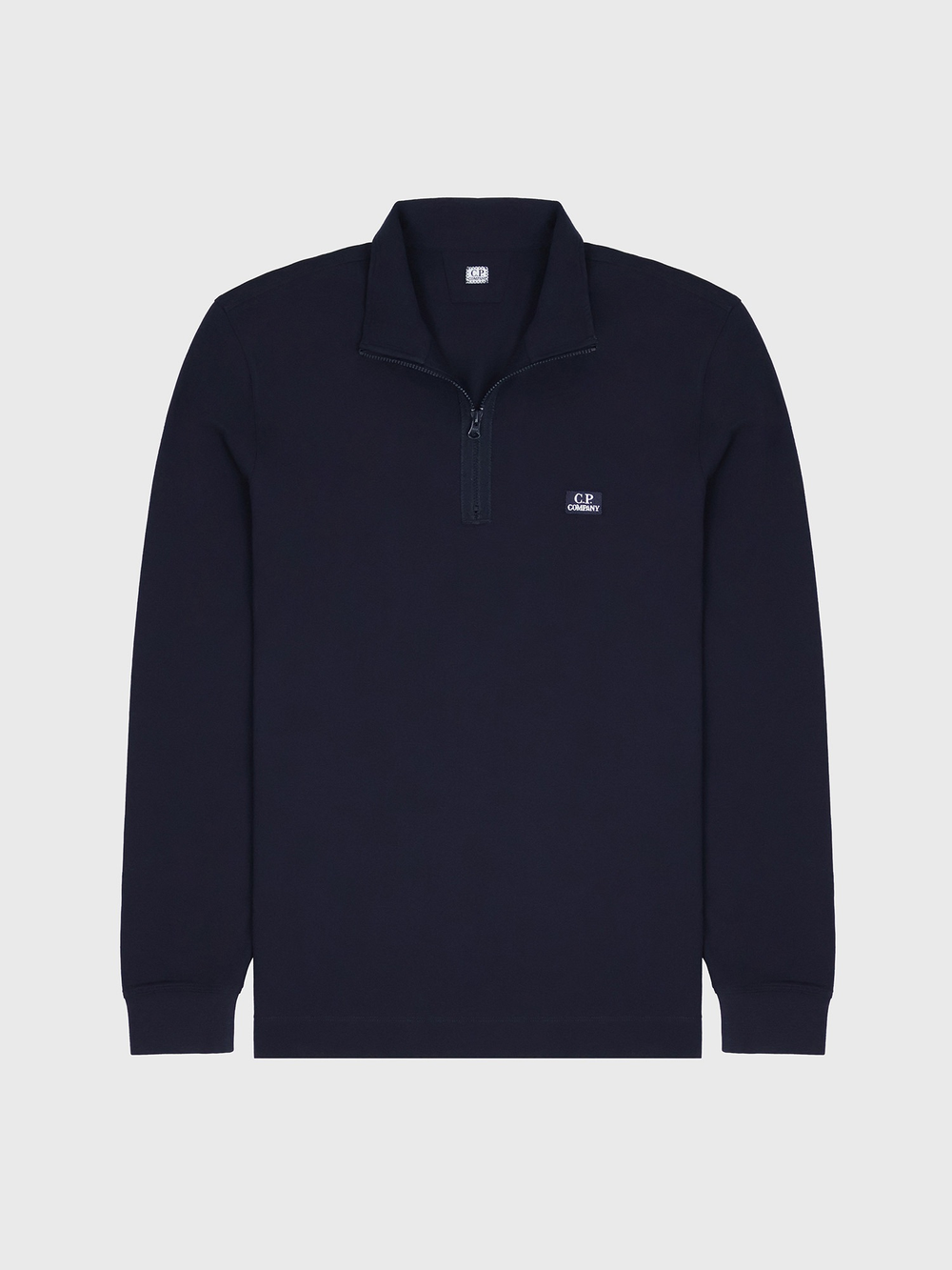 Поло на молнии 1/4 C.P. Company Stretch Piquet Navy