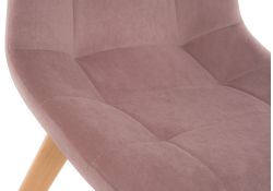 Деревянный стул Filip light purple / wood