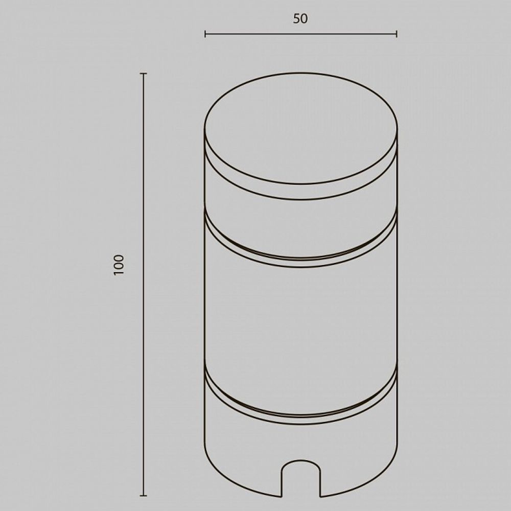 Встраиваемый в дорогу светильник Maytoni Brill O474FL-L2GF3K