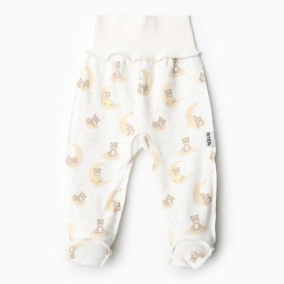 Ползунки детские, цвет молочный, р. 62 10186789 (АМЕЛЛИ)