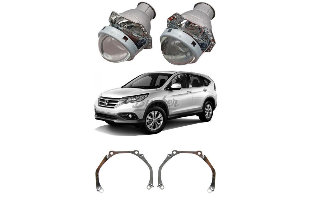 Готовый комплект для замены штатных линз Honda CRV 4 2012-2018 Тип №3