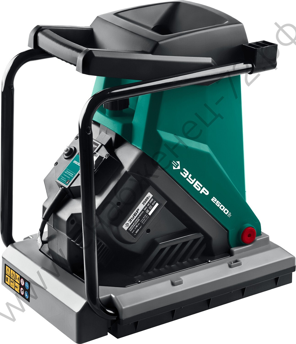 ЗУБР 2500 Вт, электрический садовый измельчитель (ЗИЭ-40-2500)