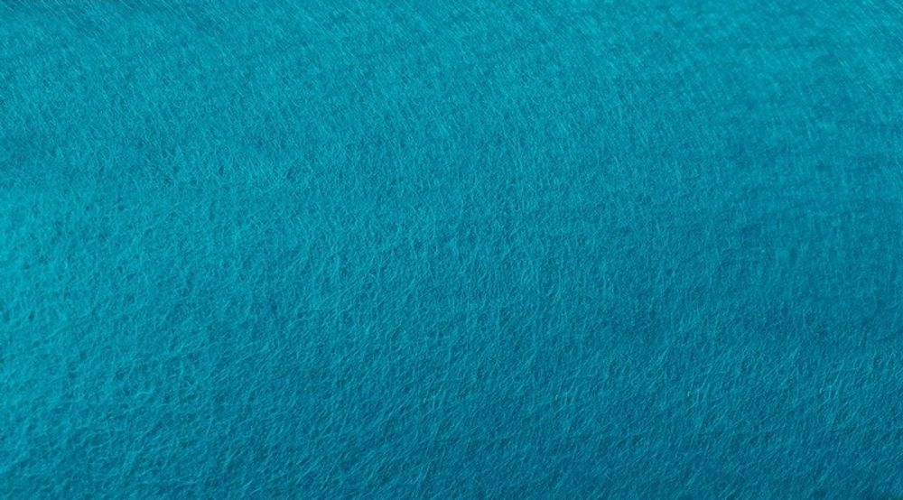 Фетр средней жесткости 2 мм, ширина 1 м, 215,4 гр/м2, бирюза