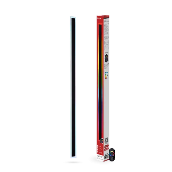 Светильник уличный светодиодный ДБУ MARS120-40RGB-SMART-ВL 40Вт 1200x80 с пультом ДУ IP54 черный IN HOME