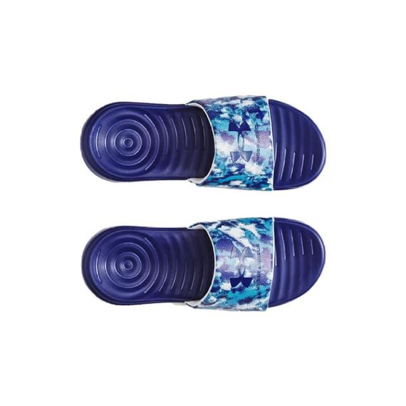Under Armour Ansa Graphic Slide 'Sonar Blue Paint Smudge'