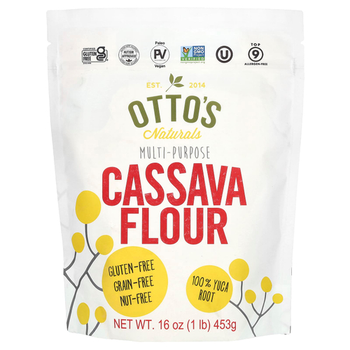 Otto's Naturals, универсальная мука из кассавы, 453 г (16 унций)