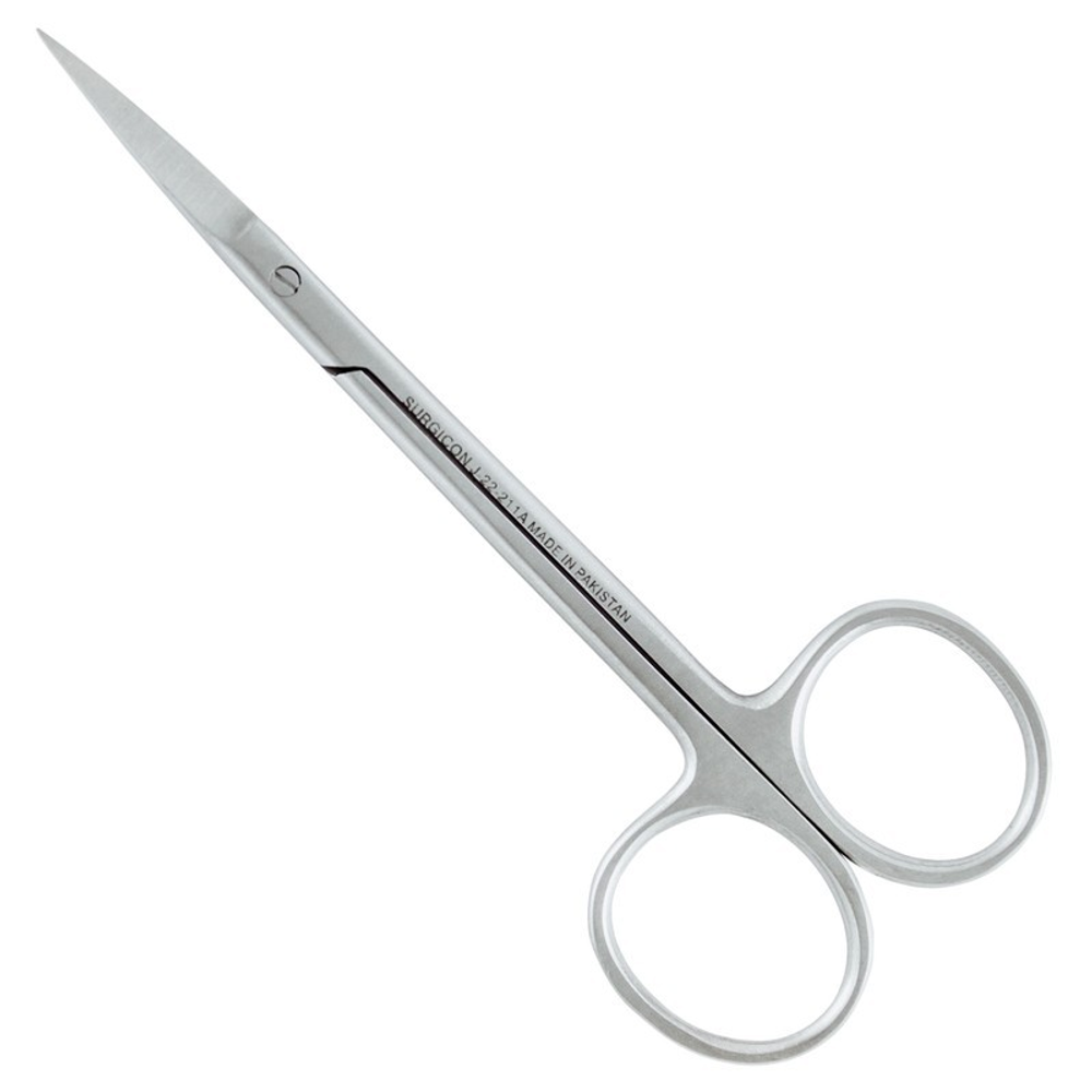 Ножницы глазные прямые 115 мм Surgicon (арт. J-22-211A), Пакистан