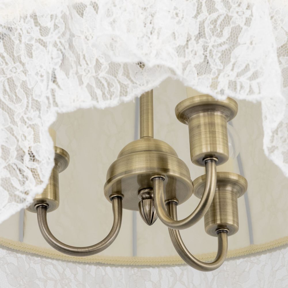 Citilux Базель CL407134 Люстра подвесная с абажуром Кружево