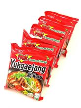 Лапша быстрого приготовления Samyang Yukgaejang 120 г, 5 шт