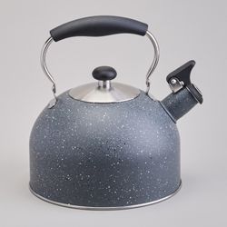 ЧАЙНИК AGNESS СО СВИСТКОМ 2,5 Л, СКЛАДЫВАЮЩАЯСЯ РУЧКА, ИНДУКЦИОН. ДНО