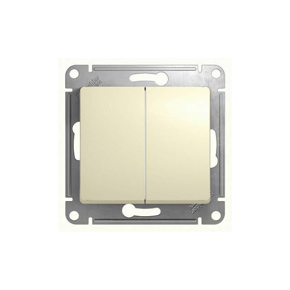 SCHNEIDER GLOSSA Выключатель СУ 2 кл. беж. (пл.осн.)