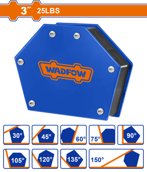 Магнитный держатель для сварки 11 кг (6/48) WADFOW WMC2603