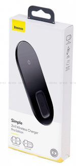 Беспроводное зарядное устройство Baseus Simple 2in1 Wireless Charger Pro Edition (WXJK-CA02)