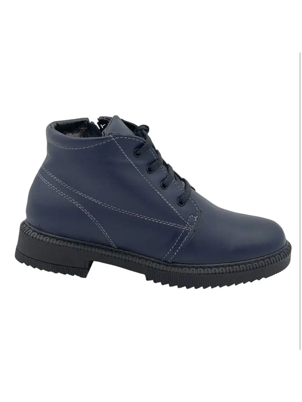 Ботинки из натуральной кожи и меха