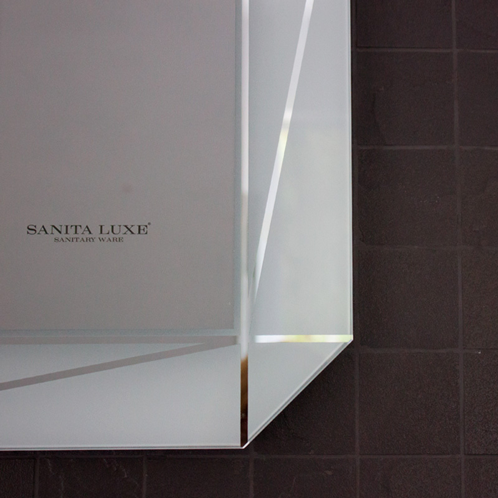 Зеркало Sanita Luxe LINE LED 750х750 (750х750х30 мм) сенсорное с подсветкой (LIN75SLMRKCS0010)