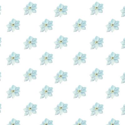 бесшовный принт с незабудками
