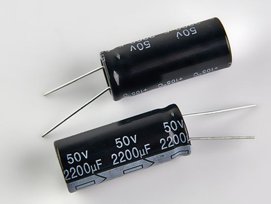 Конденсатор электролитический 2200мкФ 50в 105°С CD110 / 16х38 / FARATON