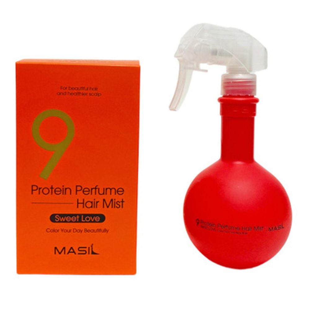 Masil 9 Protein Perfume Hair Mist Sweet Love протеиновый спрей для волос Cладкая Любовь
