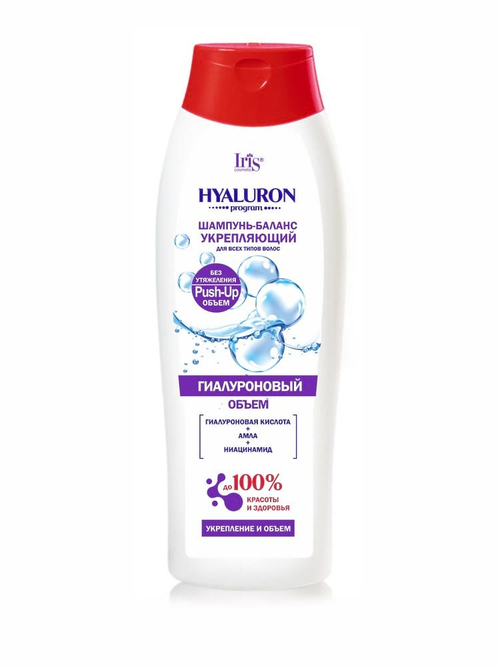 HYALURON Program Шампунь-баланс Укрепляющий для всех типов волос 400мл