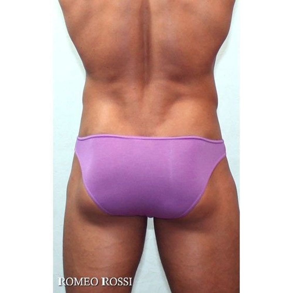 Мужские трусы брифы классические сиреневые Romeo Rossi Dream Brief RR2005-06