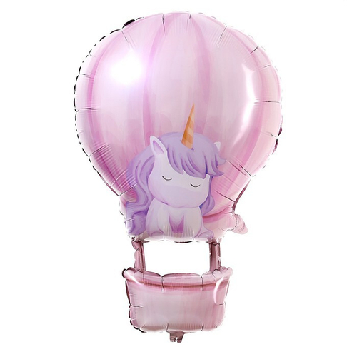 Шар фольгированный 31" «Шар с единорогом», 1 шт