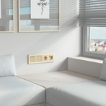 Рамка на 4 поста AluMax (шампань)