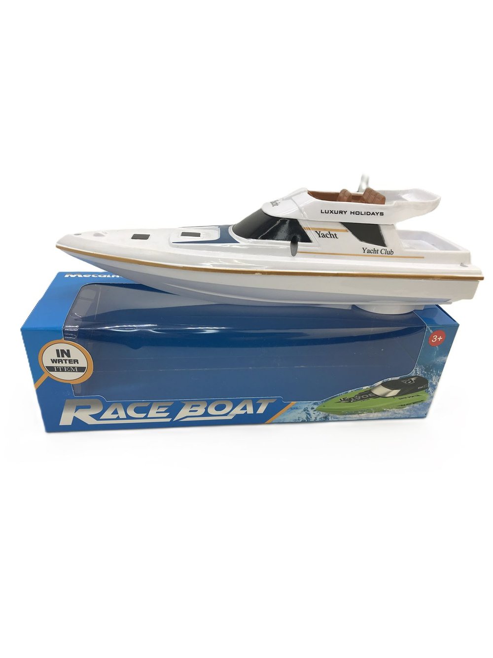 Игрушка Лодка Вояж на батарейках (53901-1), цвет белый