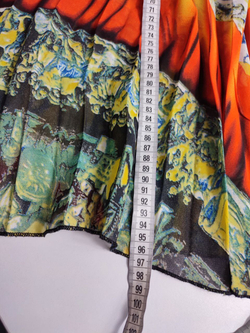 Юбка яркая свободная 48-50 размер