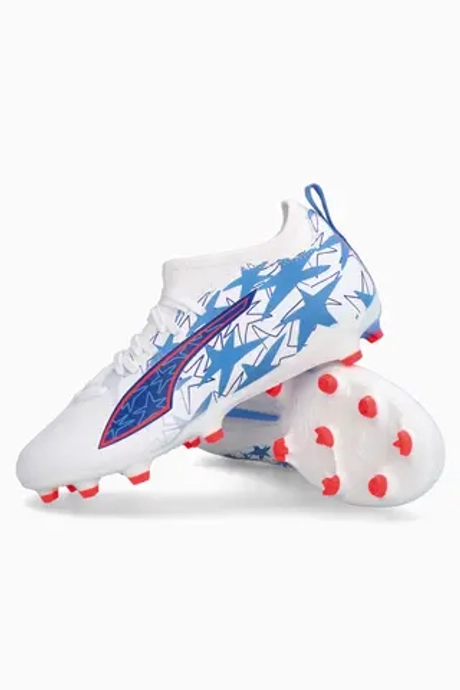 Бутсы Puma Ultra 6 Match Christian Pulisic X KidSuper FG/AG Junior - белый