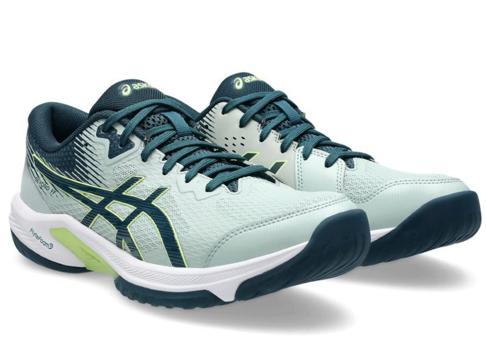 Мужские кроссовки для бадминтона/сквоша Asics Beyond FF - lichen rock/tranquil teal