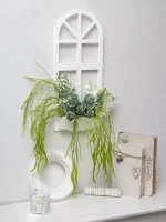 Панно на стену для интерьера "Окно с цветами"