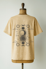 Футболка Boho в бежевом цвете