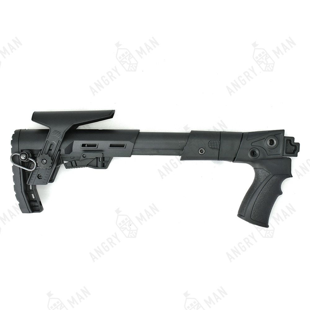 Комплект: Телескопический складной приклад на охотничью Сайгу, Alpha, K.Arma