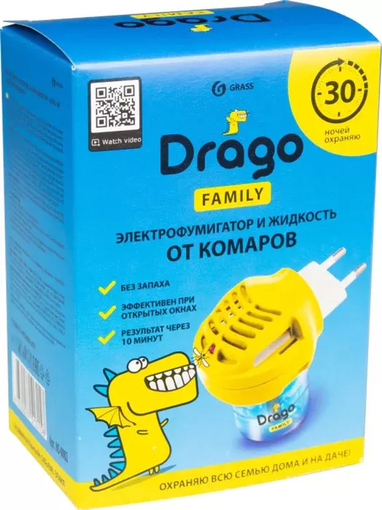 Комплект от комаров Drago Family, 30 ночей